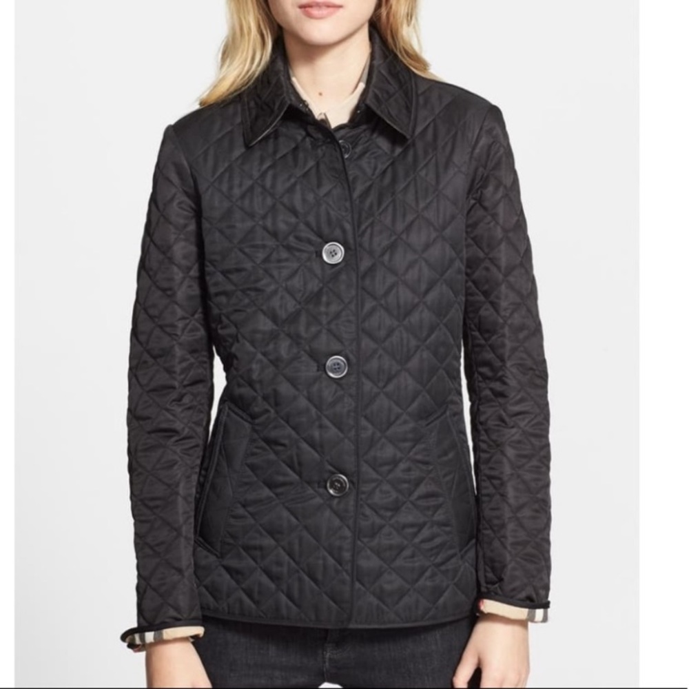 Burberry Brit Copford quilted black jacket